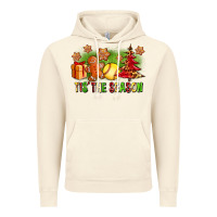 Vintage Artic Tis The Season Christmas With Softball And Gingerbread Man Vintage Hoodie - FaDigitalArtStudio