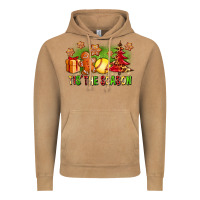 Vintage Camel Tis The Season Christmas With Softball And Gingerbread Man Vintage Hoodie - FaDigitalArtStudio