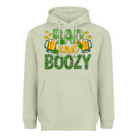 Matcha Bad And Boozy St. Patricks Heavyweight Hoodie - BundleAndBundleShop