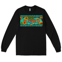 Black blessed turquoise gemstone cactus and sunflower licanse plate Long Sleeve Tee - Artiststas