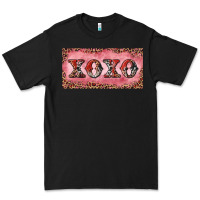Black Xoxo cowhide and leopard Premium Tee - RanaPortraitStore