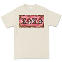 Bone Xoxo cowhide and leopard Premium Tee - RanaPortraitStore