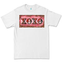 White Xoxo cowhide and leopard Premium Tee - RanaPortraitStore