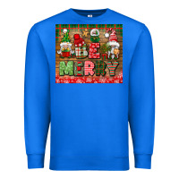 True Royal be merry tumbler Premium Sweatshirt - BundleAndBundleShop