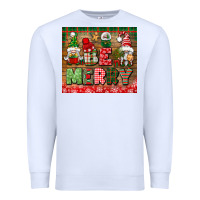 White be merry tumbler Premium Sweatshirt - BundleAndBundleShop