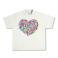 Pistachio cancer ribbon heart Urban Heavy Tee - AdoDesignShop