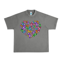 Tornado cancer ribbon heart Urban Heavy Tee - AdoDesignShop