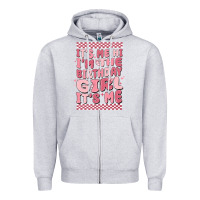 Heather Grey its me hi im the birthday girl its me Zipper Hoodie - MaliasSmallBusiness