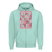 Seafoam its me hi im the birthday girl its me Zipper Hoodie - MaliasSmallBusiness