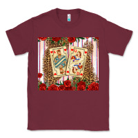 Burgundy valentines day playing cards Classic Tee - AdoDesignShop