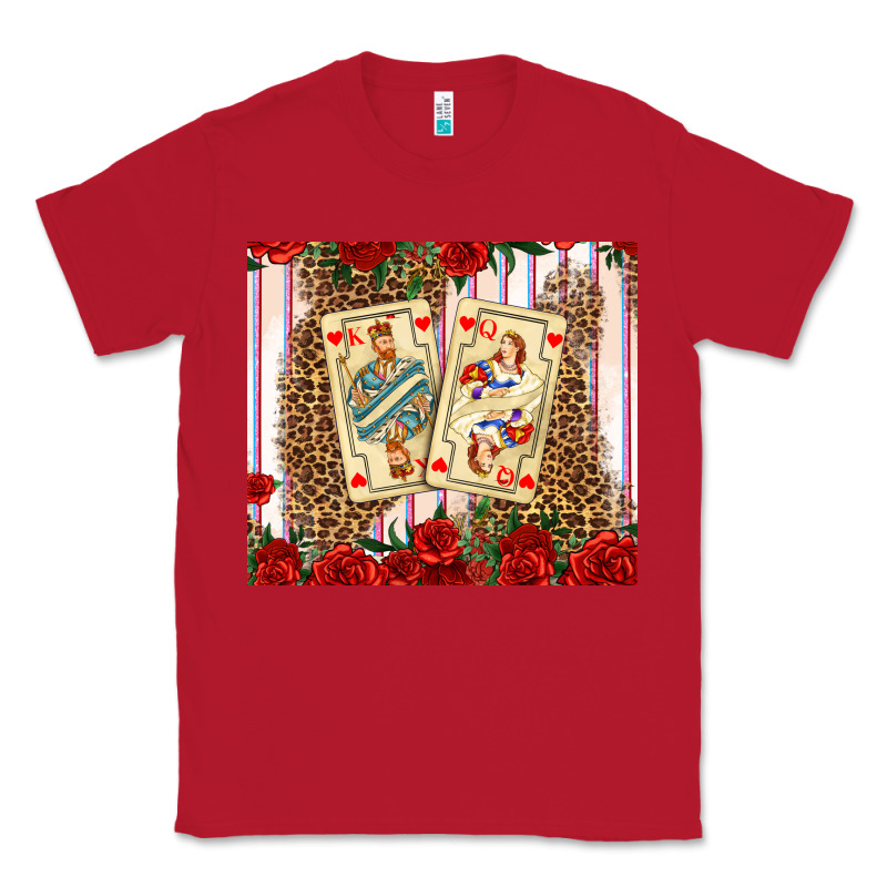 Valentines Day Playing Cards Classic Tee by AdoDesignShop | Teevron