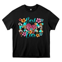 Black best mom ever Heavy Core Tee - RanaPortraitStore