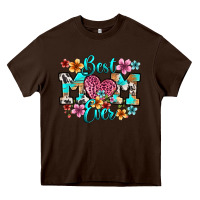 Chocolate Brown best mom ever Heavy Core Tee - RanaPortraitStore