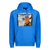 Between Jesus Take The Wheel I Wish A Heifer Would Premium Hoodie | Teevron