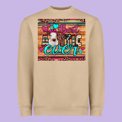 Best Auntie Ever Heavyweight Sweatshirt Designed By Jahusdesignshop