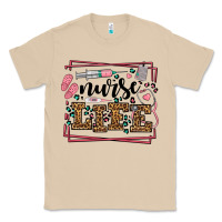 Mushroom Nurse life leopard frame Classic Tee - LillyAllenDesigns