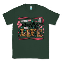Sports Green Nurse life leopard frame Classic Tee - LillyAllenDesigns