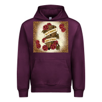 Mauve Wine fear is temporary regret is forever Urban Hoodie - TumblerDesignByShophia