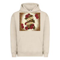 Pigment French Oak fear is temporary regret is forever Urban Hoodie - TumblerDesignByShophia