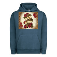 Pigment Midnight Navy fear is temporary regret is forever Urban Hoodie - TumblerDesignByShophia