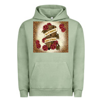 Pigment Oil Green fear is temporary regret is forever Urban Hoodie - TumblerDesignByShophia