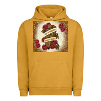 Pigment Peanut Butter fear is temporary regret is forever Urban Hoodie - TumblerDesignByShophia