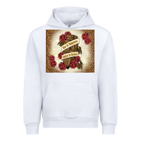 White fear is temporary regret is forever Urban Hoodie - TumblerDesignByShophia