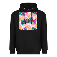 Black Breast Cancer Awareness Mom With Leopard Patterns Heavyweight Hoodie - BundleAndBundleShop