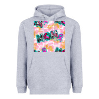 Heather Grey Breast Cancer Awareness Mom With Leopard Patterns Heavyweight Hoodie - BundleAndBundleShop
