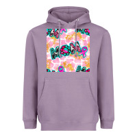 Lavender Breast Cancer Awareness Mom With Leopard Patterns Heavyweight Hoodie - BundleAndBundleShop