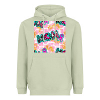 Matcha Breast Cancer Awareness Mom With Leopard Patterns Heavyweight Hoodie - BundleAndBundleShop