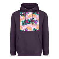 Plum Breast Cancer Awareness Mom With Leopard Patterns Heavyweight Hoodie - BundleAndBundleShop