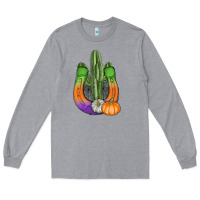 Horseshoe Halloween Cactus Long Sleeve Tee | Teevron