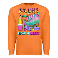 Carrot rolling into eighth grade Premium Sweatshirt - BundleAndBundleShop