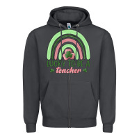 Smoke lucky to be a teacher Zipper Hoodie - MaliasSmallBusiness