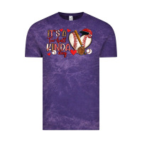 Cloud Purple it s a tee ball kinda day baseball Vintage Tee - Artiststas