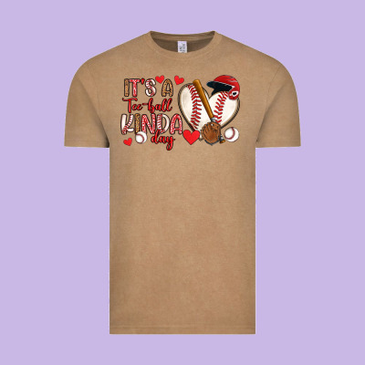 It S A Tee Ball Kinda Day Baseball Vintage Tee Designed By Artiststas