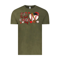 Vintage Olive it s a tee ball kinda day baseball Vintage Tee - Artiststas