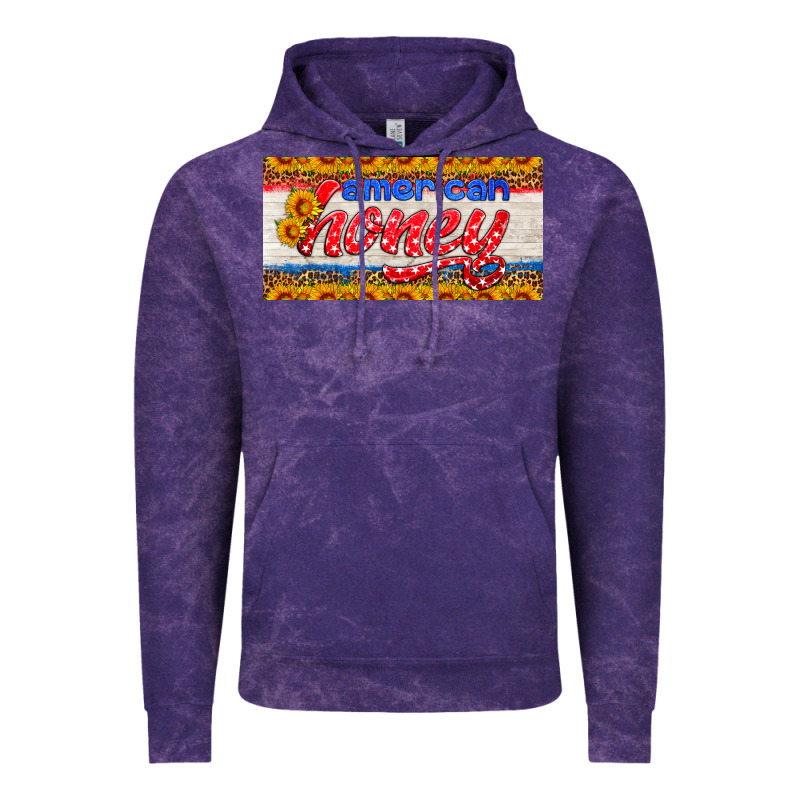 American Honey Sunflower License Plate Vintage Hoodie by HRA Design Shop | Teevron