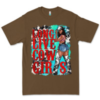 Cacao long live cowgirls Premium Tee - texasbilliewilder