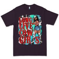 Plum long live cowgirls Premium Tee - texasbilliewilder