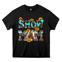 Black show mom horse Heavy Core Tee - RanaPortraitStore