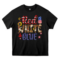Black red white and blue Heavy Core Tee - Artiststas