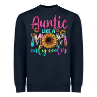 Navy auntie like a mom Heavyweight Sweatshirt - JahusDesignShop