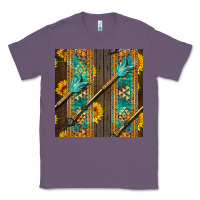 Lavender aztec and sunflowers Classic Tee - BundleAndBundleShop