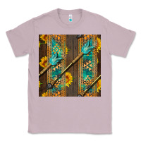 Lilac aztec and sunflowers Classic Tee - BundleAndBundleShop