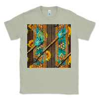 Matcha aztec and sunflowers Classic Tee - BundleAndBundleShop