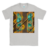 Moon Dust aztec and sunflowers Classic Tee - BundleAndBundleShop