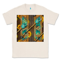 Natural aztec and sunflowers Classic Tee - BundleAndBundleShop