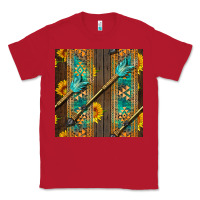 Red aztec and sunflowers Classic Tee - BundleAndBundleShop